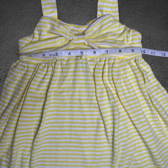 Mayoral white and yellow striped sundress size 3. - Picture 9 of 10